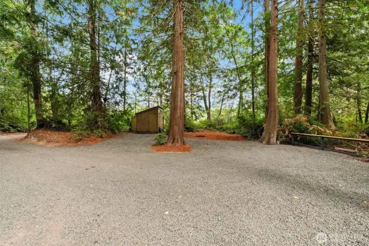 Generous parking for boats, RVs, or a full fleet of vehicles.