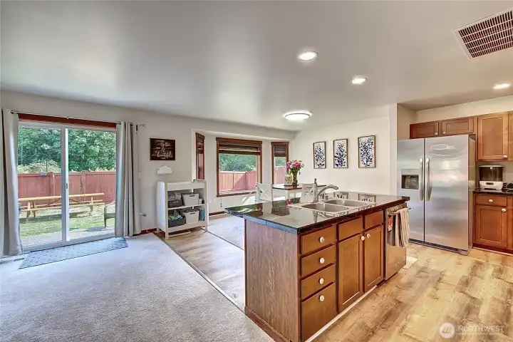 Loads of Natural Light fill the home