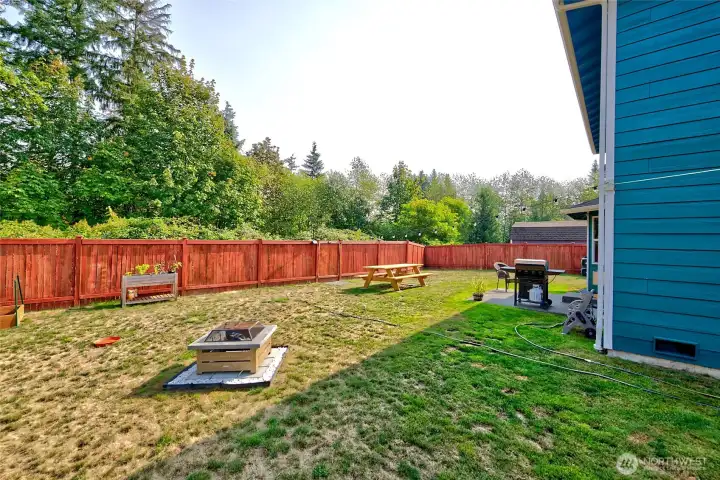 Backing to the neighborhood greenbelt brings privacy and added value. Access to your extended lot beyond the fence.
