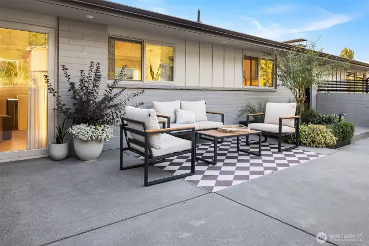 Relax and your beautiful yard!