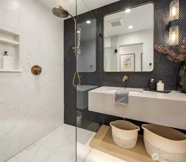 Main House 3/4 Powder Room