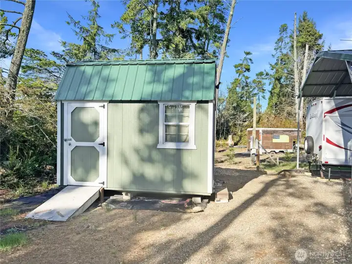 8x12 shed installed 2025