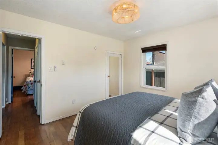 Main level bedroom (#1).