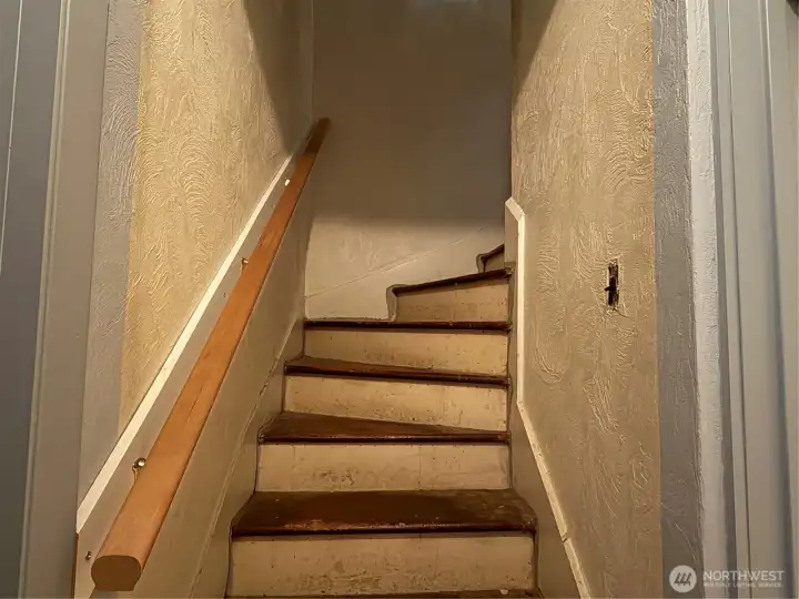 Stairs to upper level