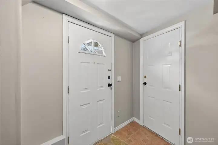 Front entrance from inside