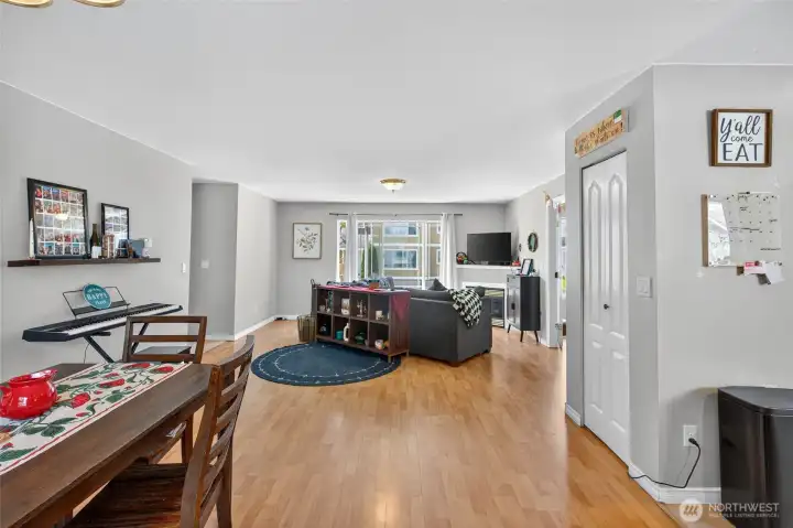 Living room from kitchen