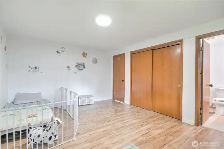 2nd Primary bedroom with 3/4 bathroom.