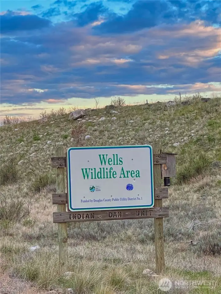 Indian Dan Canyon unit of the Wells Wildlife Area comprises over 5,000 acres of public land for your enjoyment