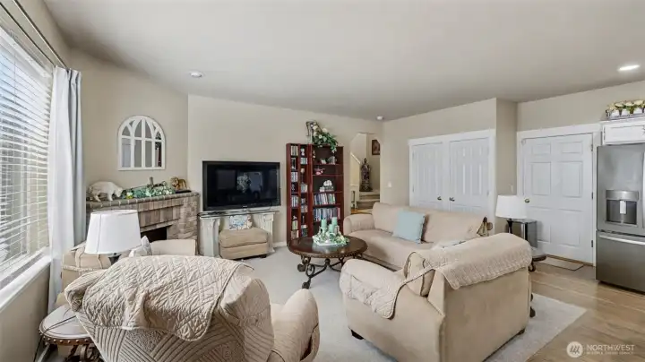 Plenty of space to entertain or enjoy a cozy night in.