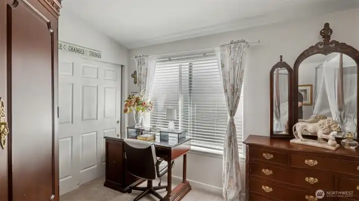 Spacious primary suite with sitting area.