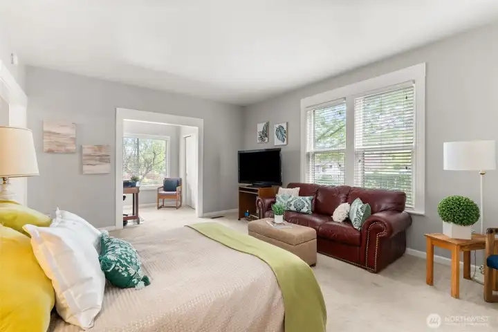 Spacious main-level living area offering flexible layout options to fit a variety of needs.