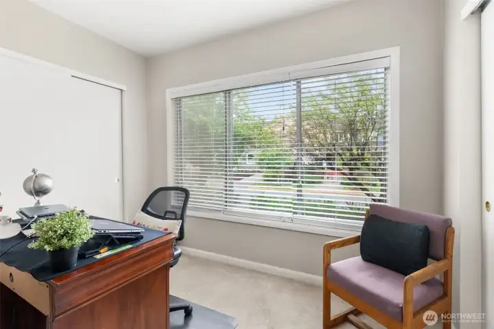 “Dedicated office or bonus space conveniently located just off the living room