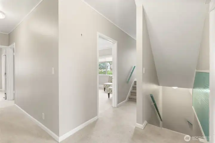Spacious second-story layout with well-positioned bedrooms and comfortable separation of living spaces