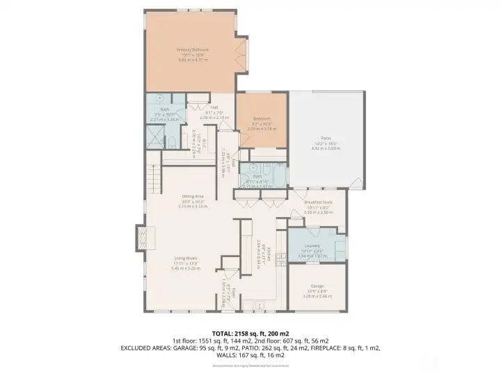 Floor Plan of the main level.