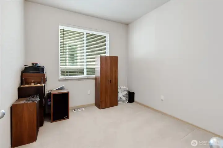 The office down stairs. Could also be used for a bedroom if you so chose.