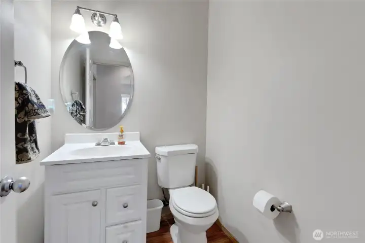 One of three lovely bathrooms