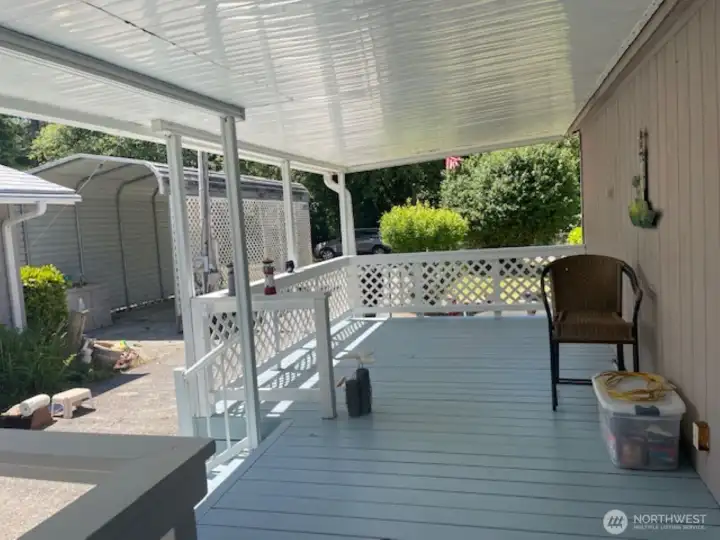 Amazing covered deck for entertaining Amazing covered deck for entertaining