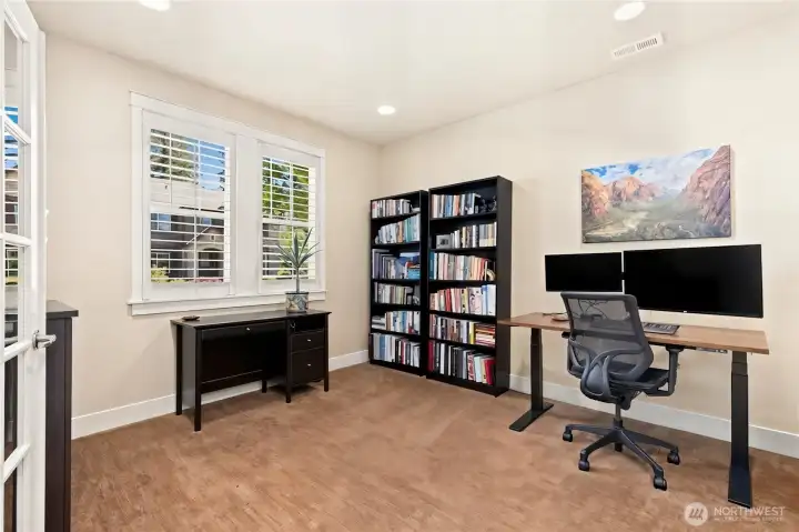 Main floor office can be guest room with nearby 3/4 on main floor.