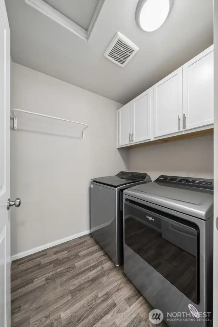 Laundry room and yes the washer and dryer stay!