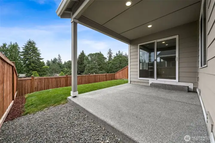 Covered patio