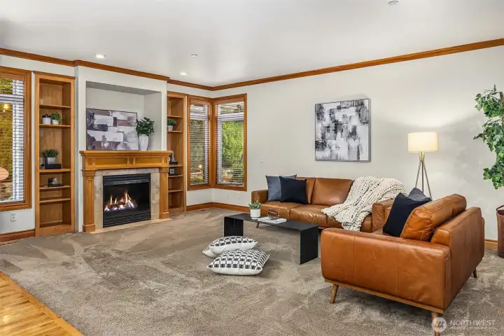 Enjoy connected living with the kitchen open to both the dining area and family room. Enjoy connected living with the kitchen open to both the dining area and family room.