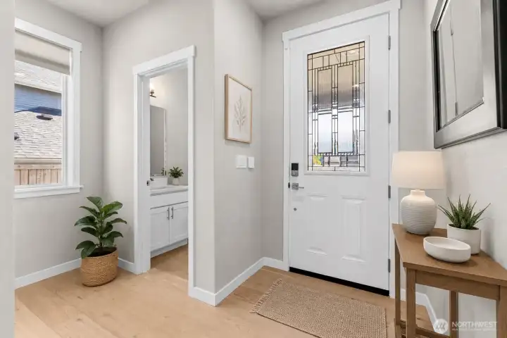 Entry-Virtually staged
