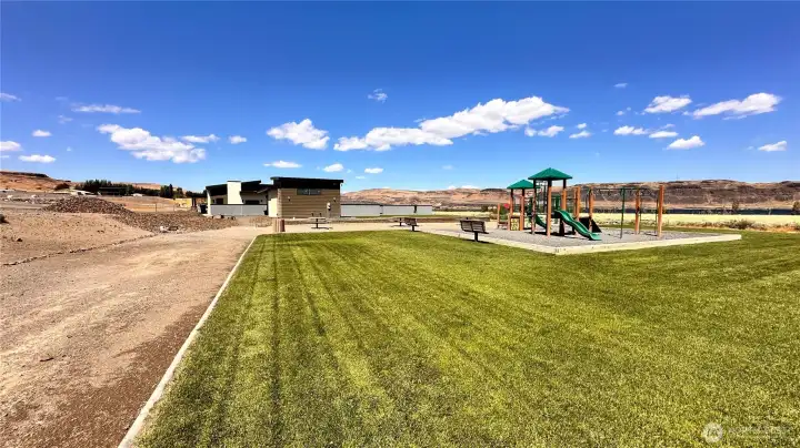 Picnic area, big toys and swings - this is next to the newly installed sports court with basketball and pickleball courts! Picnic area, big toys and swings - this is next to the newly installed sports court with basketball and pickleball courts!