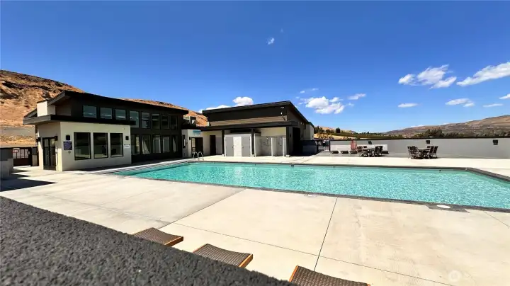 Private pool with plenty of space to lay out and relax in the sun Private pool with plenty of space to lay out and relax in the sun