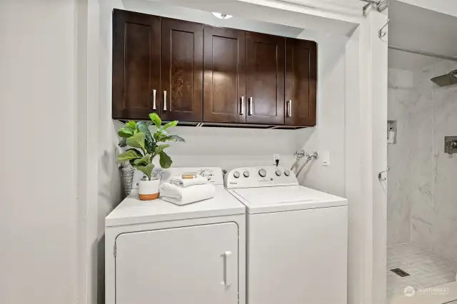 Washer and Dryer stays with the home!