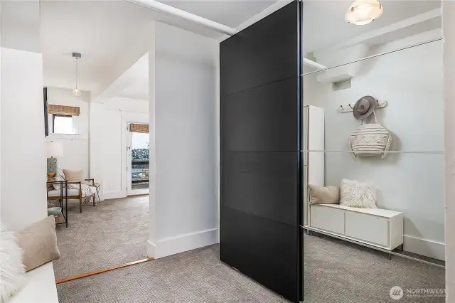 Storage off the bedroom.
