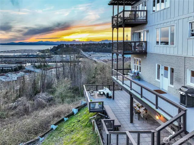 Expansive wrap around deck to take in the breathtaking views.