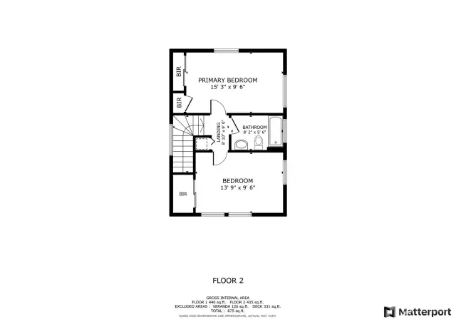 Floor plan from a similar unit.