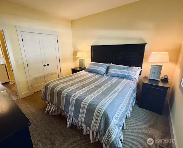 Primary suite with King Bed.