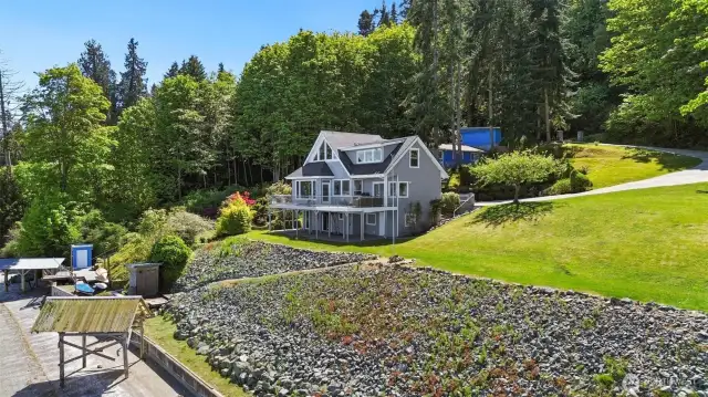 Camano Island is famous for its crabbing and you can go fishing from the privacy of your own backyard.