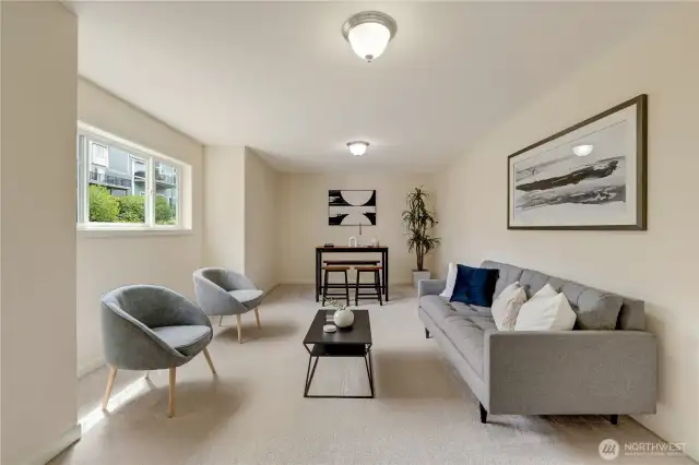 rec room on second floor