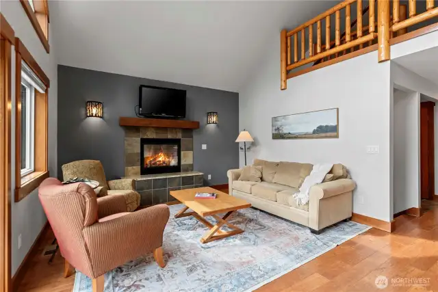 Family Room with Fireplace