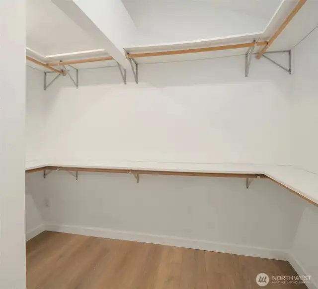 Extra large walk-in closet