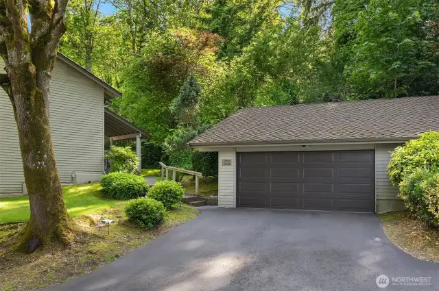 Shared garage; right side of garage belongs to this unit and includes a storage room