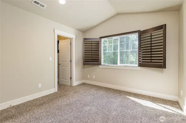 Second bedroom has walk-in closet