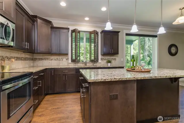 Tiled backsplash