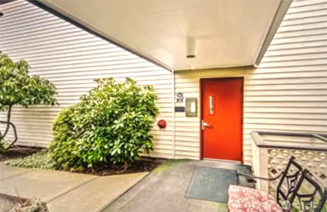 Entry door-take elevator to 3rd floor