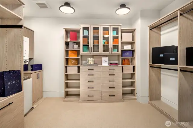 Primary closet