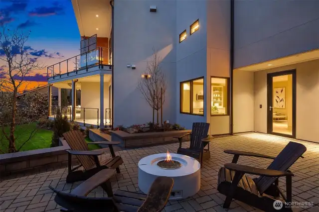 Private patio