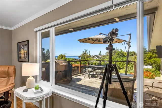 Catch the view from the living room!