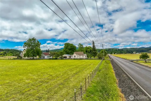 View from up Mauerman Rd
