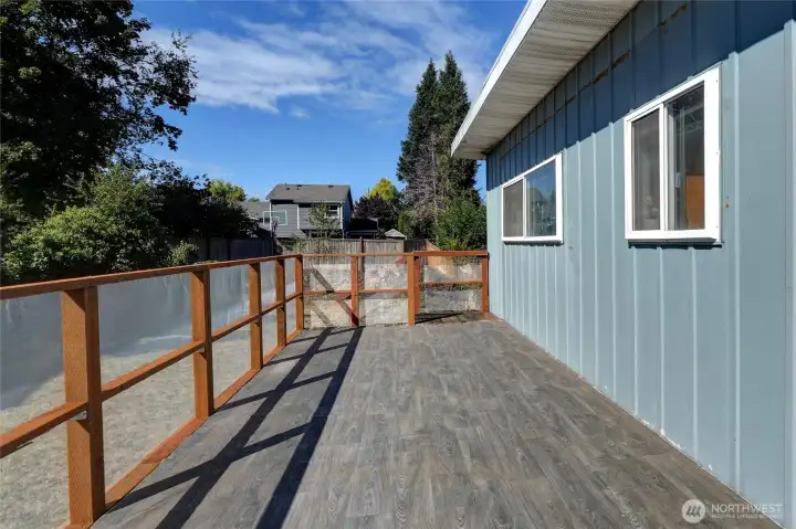 Back deck