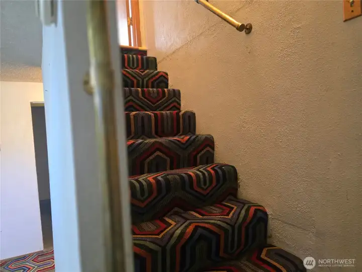 Stairs to upper level