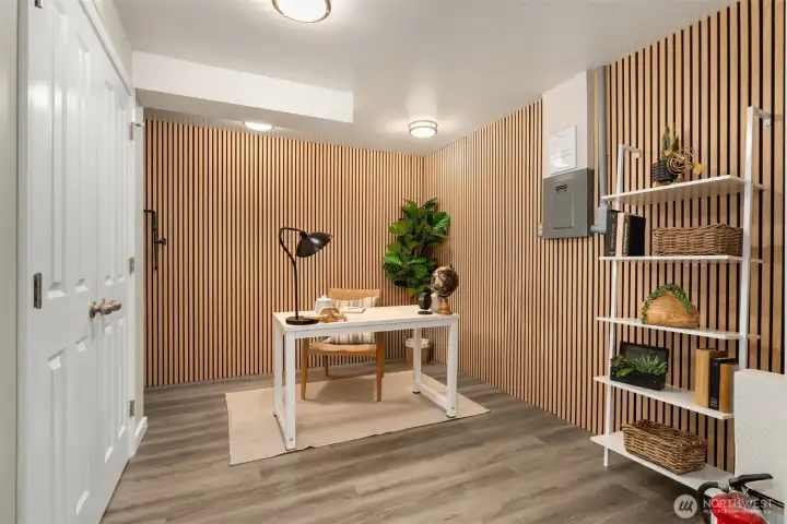 Lower Level den/office space