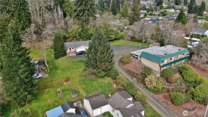 View of four plex & duplex.
