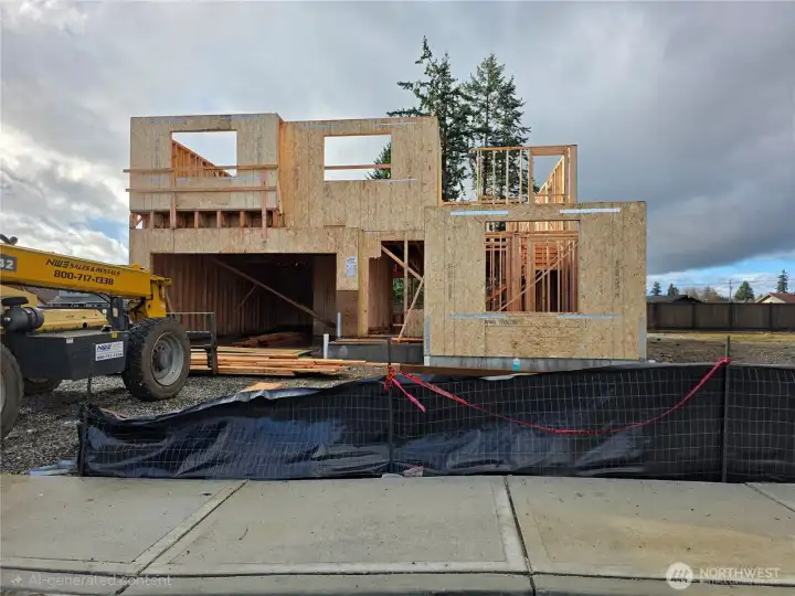 Actual home as of 12/7.